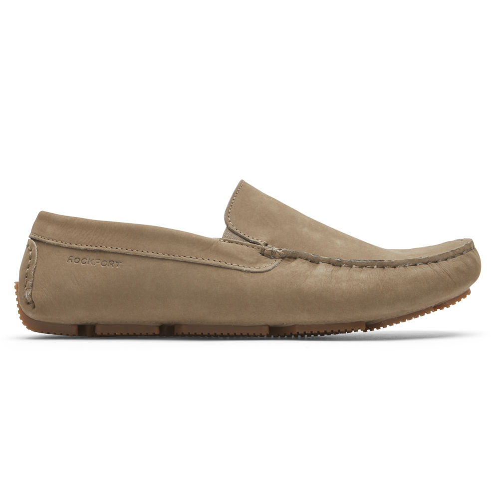 Rockport Mens Rhyder - Slippers Khaki - KEH036419